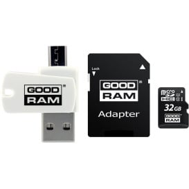 Karta GoodRAM All in One MicroSDHC 32 GB Class 10 UHS-I/U1 M1A4-0320R12 - Czarna, Biała