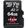 Karta pamięci GoodRAM IRDM M2AA MicroSDXC 64 GB Class 10 UHS-I, U3 A2 V30 IR-M2AA-0640R12 - zdjęcie poglądowe 1