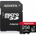 Karta pamięci ADATA High Endurance 256GB microSDXC AUSDX256GUI3V30SHA2-RA1 - Czarna