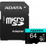 Karta ADATA Premier Pro MicroSDXC 64 GB Class 10 UHS-I, U3 A2 V30 AUSDX64GUI3V30SA2-RA1 - zdjęcie poglądowe 3