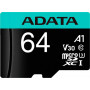 Karta ADATA Premier Pro MicroSDXC 64 GB Class 10 UHS-I, U3 A2 V30 AUSDX64GUI3V30SA2-RA1 - zdjęcie poglądowe 2