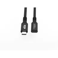 Kabel przedłużacz MicroConnect Premium USB-C USB3.2CC1.5EX - USB-C 3.2 Gen 2x2, PD 240W, 20Gbps, 4K 60Hz, 1,5 m, Czarny