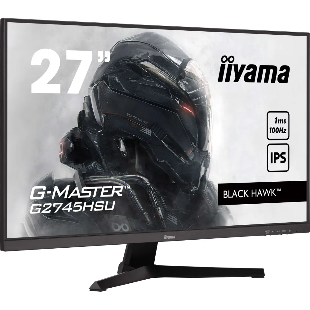 Zdjęcie produktu Monitor iiyama G-MASTER G2745HSU-B2 - 27"/1920x1080 (Full HD)/100Hz/IPS/1 ms/Czarny