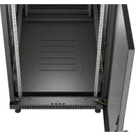 Szafa rack 19" 22U Lanberg FF01-6022-23B - 600 x 1200 x 1000 mm, drzwi perforowane
