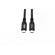 Kabel MicroConnect USB4 USB-C USB4CC1-240W-80GBPS - USB4, 50 cm, 80Gbps, 8K 60Hz, 240W, Czarny