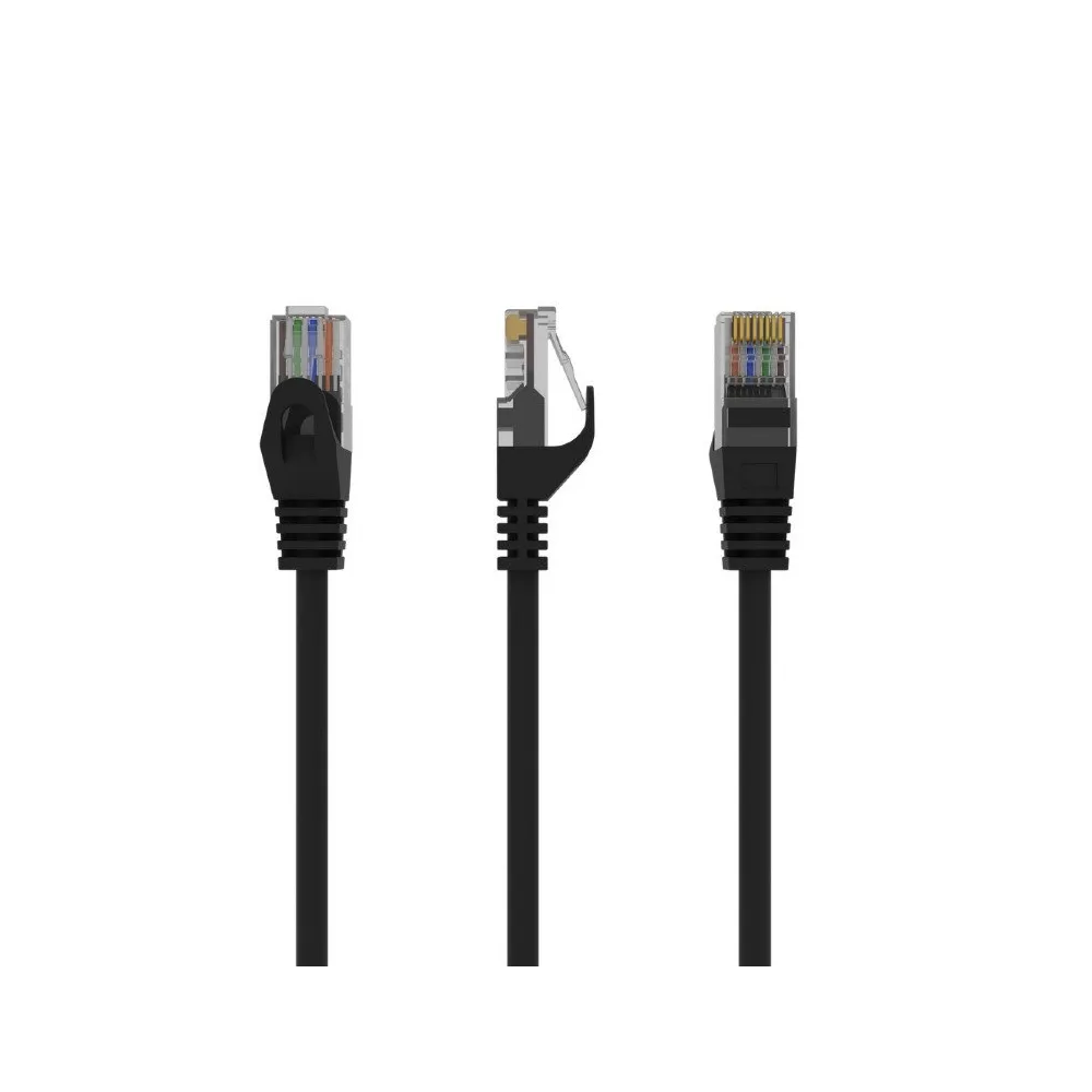 Patchcord Gembird PP6U-5M/BK - kat. 6, UTP, 5 m, Czarny
