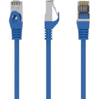 Patchcord Gembird PP6U-0.5M/B - kat. 6, UTP, 50 cm, Niebieski