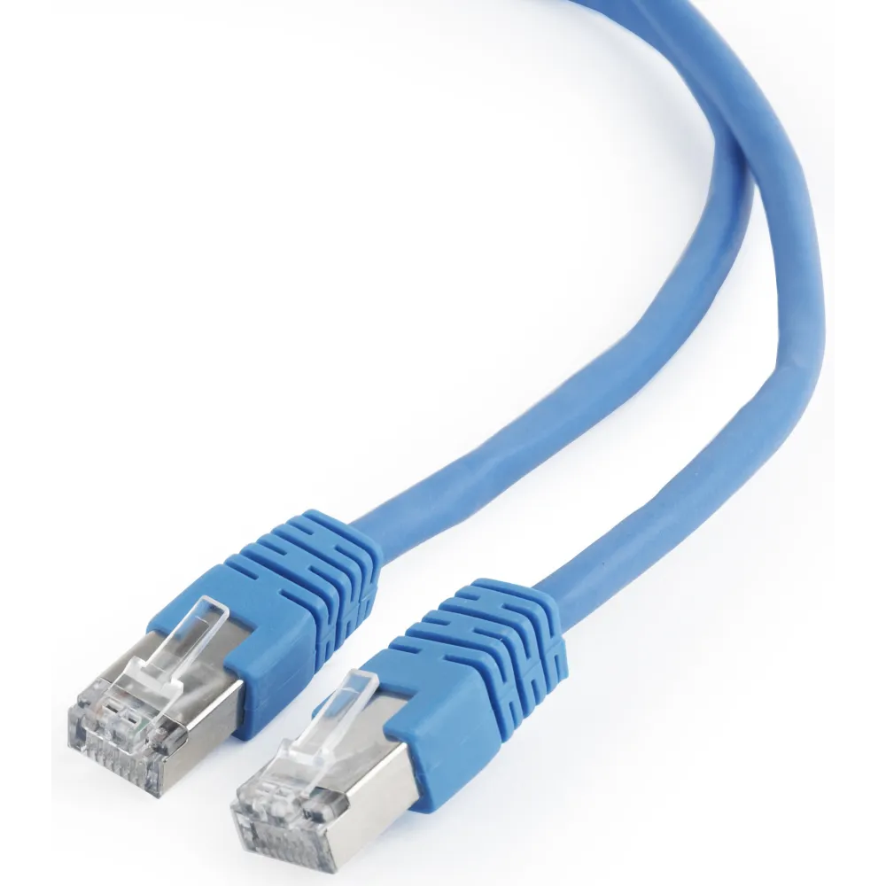 Patchcord Gembird PP6U-1M/B - kat. 6, UTP, 1 m, Niebieski