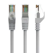 Patchcord Gembird PP6U-CU-2M - miedź, kat. 6, UTP, 2 m, Szary