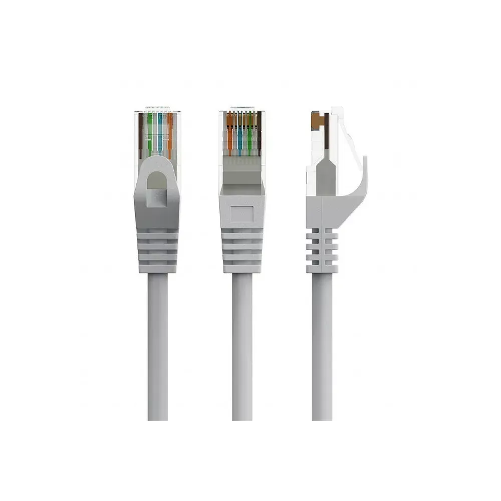 Patchcord Gembird PP6U-CU-7.5M - miedź, kat. 6, UTP, 7,5 m, Szary