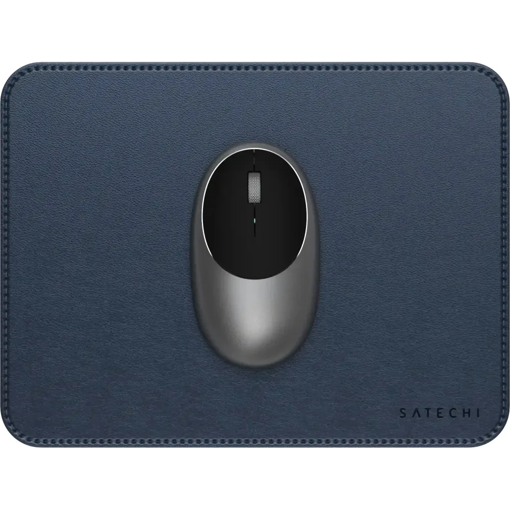 Podkładka pod mysz Satechi Vegan-Leather Premium Mouse Pad ST-LMPB - Niebieska