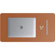 Podkładka pod mysz Satechi Eco Leather Desk ST-LDMN - podkładka pod mysz z eko skóry, Brązowa