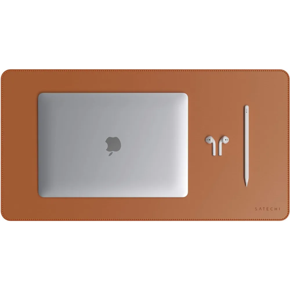 Podkładka pod mysz Satechi Eco Leather Desk ST-LDMN - podkładka pod mysz z eko skóry, Brązowa