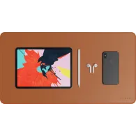 Podkładka pod mysz Satechi Eco Leather Desk ST-LDMN - podkładka pod mysz z eko skóry, Brązowa