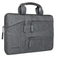 Torba na laptopa Satechi 16" Water-Resistant Laptop Carrying Case with Pockets ST-LTB15 - Nylon, Szara