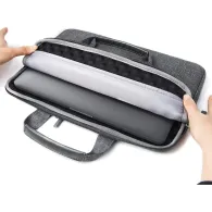 Torba na laptopa Satechi 16" Water-Resistant Laptop Carrying Case with Pockets ST-LTB15 - Nylon, Szara