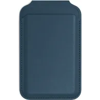 Portfel i podstawka Satechi Vegan-Leather Wallet Stand do iPhone z MagSafe ST-VLWB - Wegańska skóra, Niebieski
