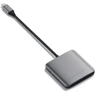Replikator portów Satechi 4-Port USB-C Hub with Power Delivery ST-H4CPDM - 4x USB-C 3.2 Gen 2, Szary