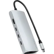 Replikator portów Satechi USB-C Multiport Adapter 8K With Ethernet V3 ST-P8KES - 3x USB-C 3.2, 1x USB-A 3.1, 1x HDMI, 1x RJ-45