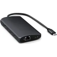 Replikator portów Satechi USB-C Multiport Adapter 8K With Ethernet V3 ST-P8KED - 3x USB-C 3.2, 1x USB-A 3.1, 1x HDMI, 1x RJ-45