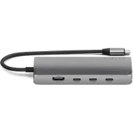 Replikator portów Satechi USB-C Multiport Adapter 8K With Ethernet V3 ST-P8KEM - 3x USB-C 3.2, 1x USB-A 3.1, 1x HDMI, 1x RJ-45