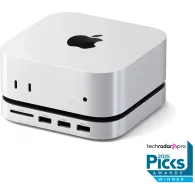 Replikator portów Satechi Mac Mini M4 Stand & Hub with SSD Enclosure ST-GNMMES - 2x USB-A 3.2, 1x USB-A 2.0, 1x SD, 1x M.2 SSD