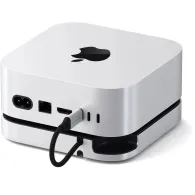 Replikator portów Satechi Mac Mini M4 Stand & Hub with SSD Enclosure ST-GNMMES - 2x USB-A 3.2, 1x USB-A 2.0, 1x SD, 1x M.2 SSD