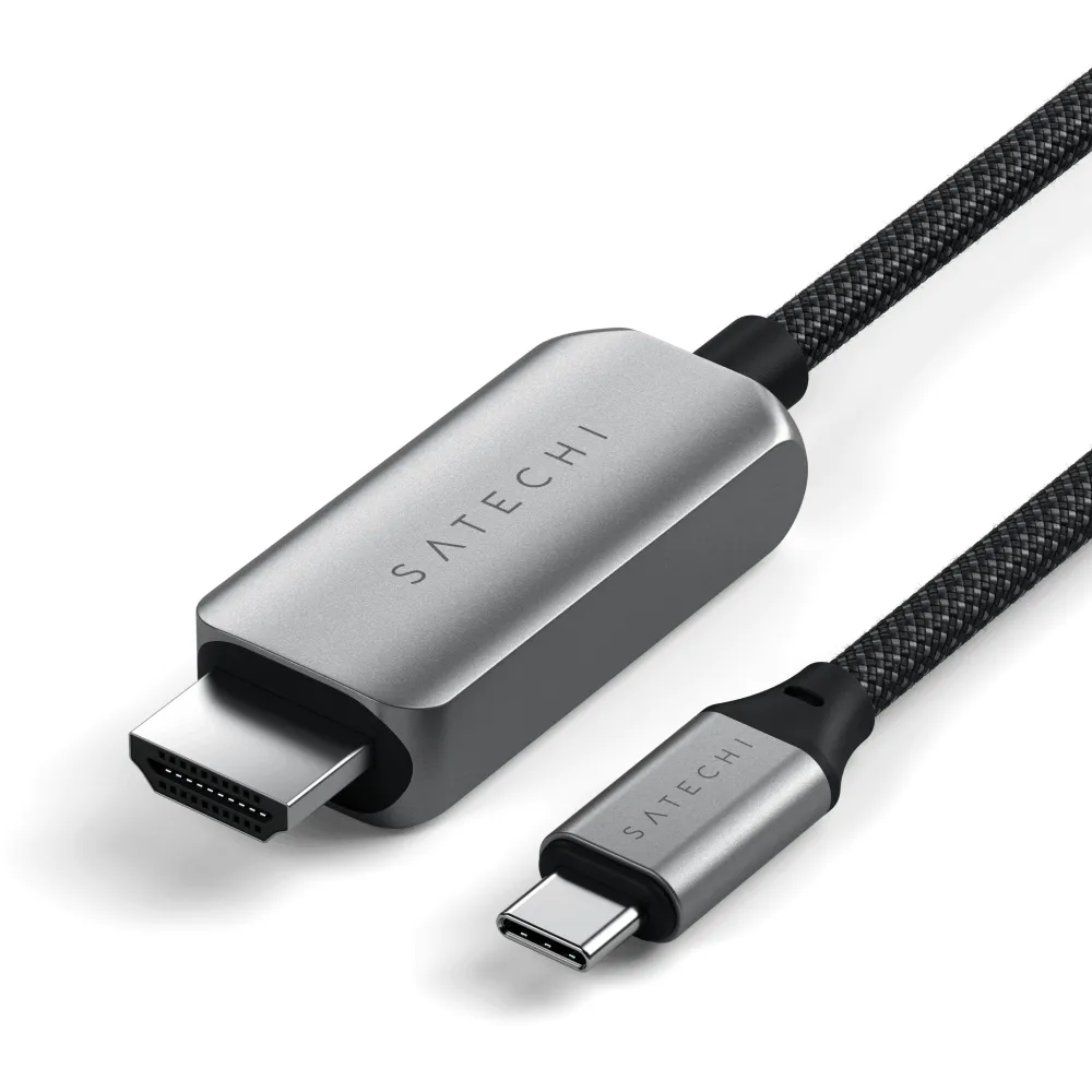 Kabel Adapter Satechi ST-YH8KCM USB-C do HDMI - HDMI 2.1 8K, 2m, Szary