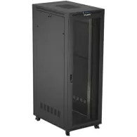 Szafa rack 19" 47U Lanberg FF01-8247-23BL - 800 x 2343 x 1200 mm, drzwi perforowane, LCD
