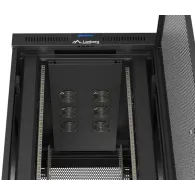 Szafa rack 19" 47U Lanberg FF01-8247-23BL - 800 x 2343 x 1200 mm, drzwi perforowane, LCD