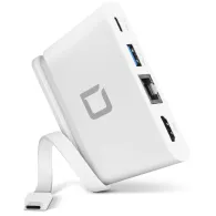 Replikator portów Dicota USB-C Portable Docking 4-in-1 with HDMI D31730 - 1x USB-C, 1x USB-A, 1x HDMI, 1x RJ-45