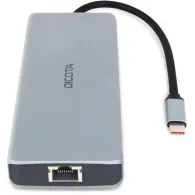 Replikator portów USB-C 13-in-1 Docking Station D32065 - 2x USB-C, 4x USB-A, 1x Display Port, 2x HDMI, 1x RJ-45, 1x Audio