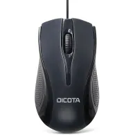 Mysz przewodowa Dicota Wired Mouse D32011 - USB, 1200 DPI, Czarna