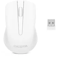 Mysz bezprzewodowa Dicota Wireless Mouse COMFORT D31659W - 1000 DPI, Biała