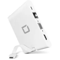Replikator portów Dicota USB-C Portable 9-in-1 Docking Station D31729 - 2x USB-C, 3x USB-A, 1x HDMI, 1x VGA, 1x RJ-45