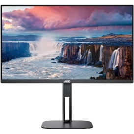 Monitor AOC 27V5C/BK - 27"/1920x1080 (Full HD)/75Hz/IPS/FreeSync/4 ms/pivot/USB-C/Czarny