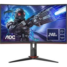 Monitor AOC C32G2ZE/BK - 32"/1920x1080 (Full HD)/240Hz/zakrzywiony/VA/FreeSync/1 ms/Czarny