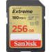 Karta pamięci SanDisk Extreme SDXC 256GB 180/130 MB/s V30 UHS-I SDSDXVV-256G-GNCIN - Szara, Kolor złoty