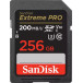 Karta pamięci SanDisk Extreme Pro SDXC 256GB 200/140 MB/s V30 UHS-I SDSDXXD-256G-GN4IN - Szara