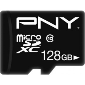 Karta pamięci PNY MicroSDXC 128GB + adapter P-SDU12810PPL-GE - zdjęcie poglądowe 1