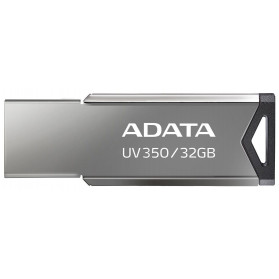 Pendrive ADATA UV350 32GB USB 3.2 Gen1 AUV350-32G-RBK - Kolor grafitowy