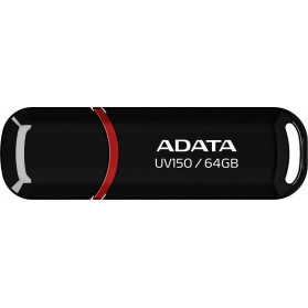 Pendrive ADATA UV150 64GB USB 3.0 AUV150-64G-RBK - Czarny
