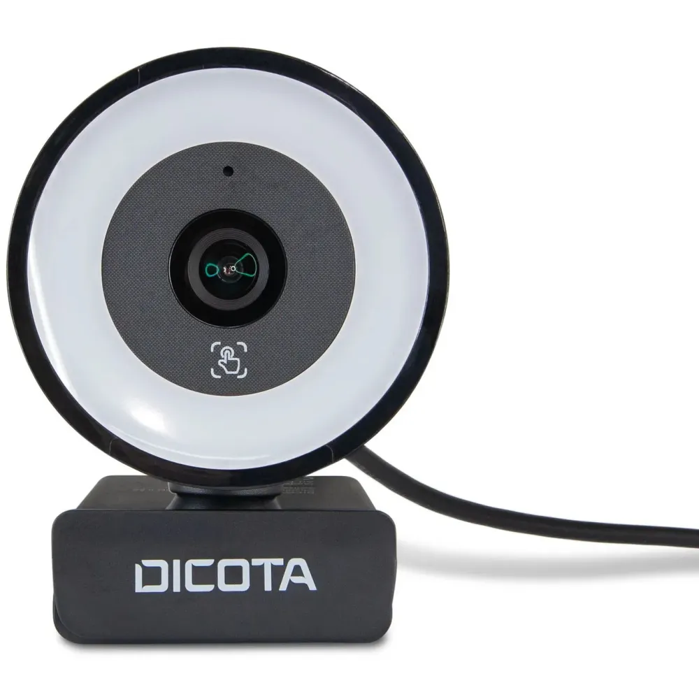 Kamera internetowa Dicota Webcam Ringlight 5MP D32066 - 5MP (2592 x 1944px)