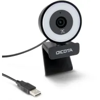 Kamera internetowa Dicota Webcam Ringlight 5MP D32066 - 5MP (2592 x 1944px)