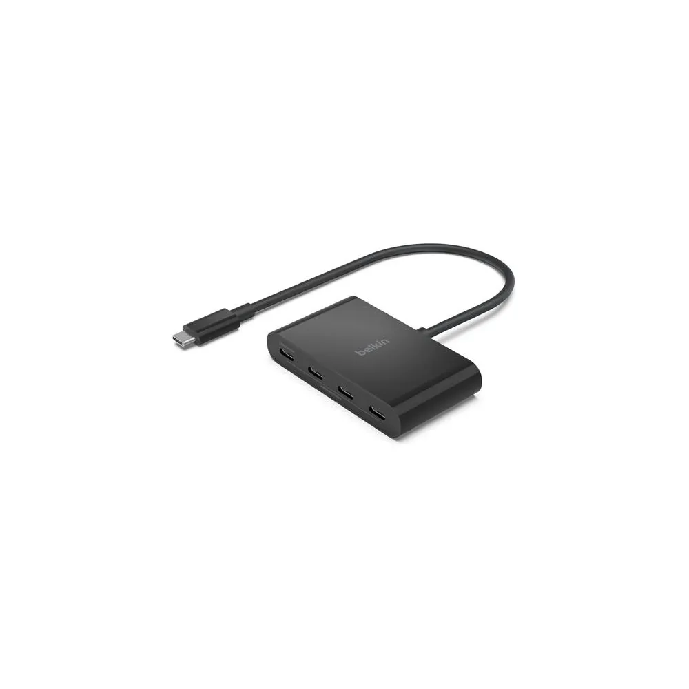 Hub Belkin USB-C do 4x USB-C AVC018BTBK - Czarny | Sklep ITnes.pl - IT for BUSINESS