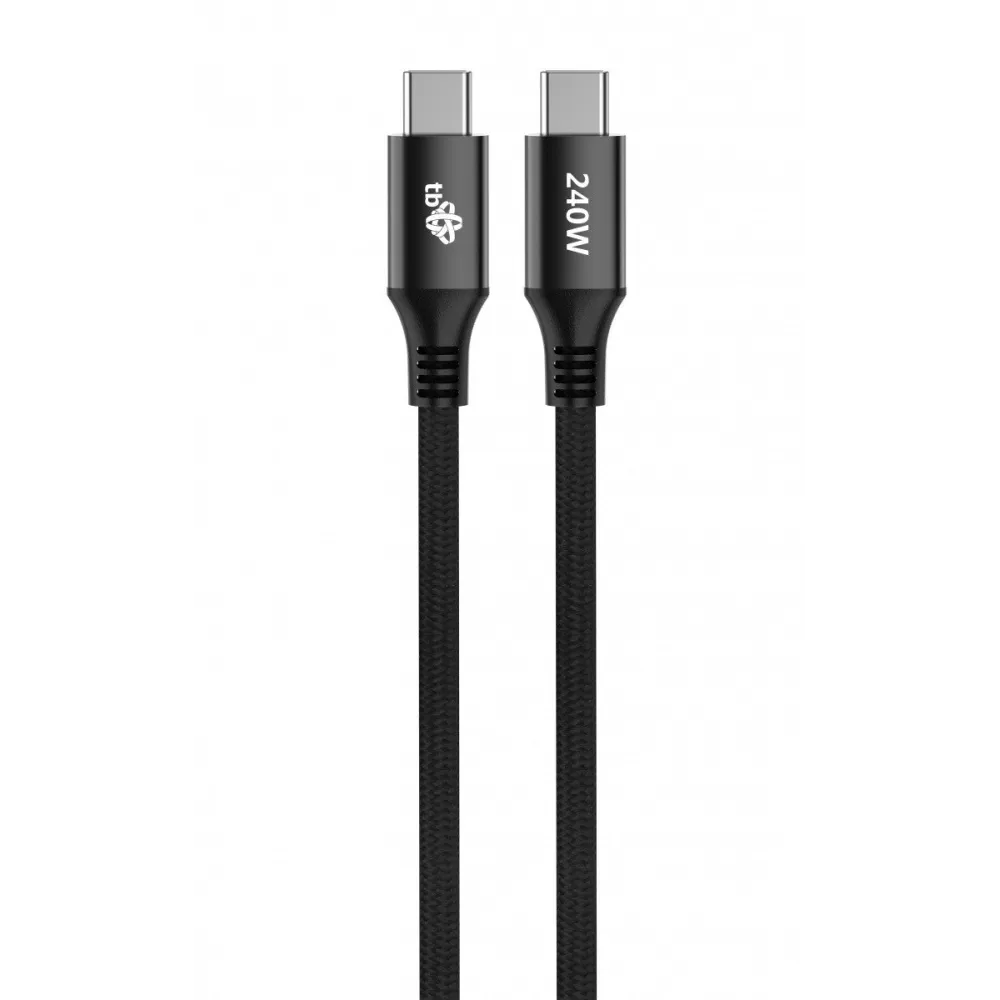Kabel TB USB-C 240W PD (M/M) AKTBXKUCCOSI20B - 240W, USB 2.0, 2 m, Czarny
