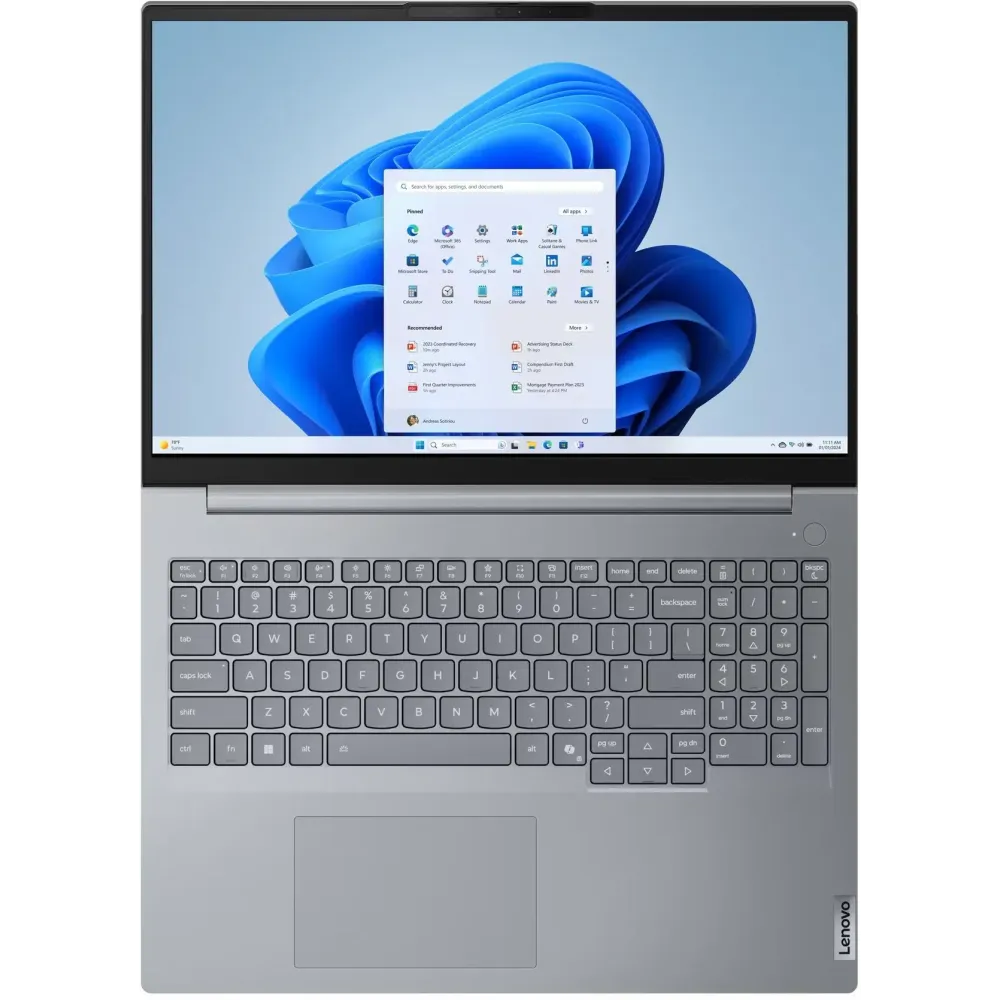 Laptop Lenovo ThinkBook 16 G9 IRL 21USOVUSMPB - Core 5 210H/16" WUXGA IPS/RAM 64GB/SSD 512GB/Szary/Windows 11 Pro