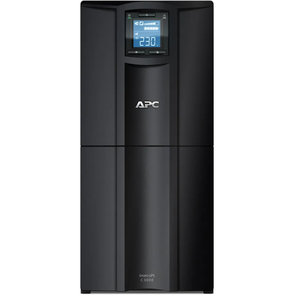 Zasilacz awaryjny UPS APC Smart-UPS SMC3000I - Tower, 3000VA|2100W, wolnostojący, 230V, 8xIEC C13, 1xIEC C19, USB i RS232