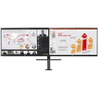 Monitor LG Ergo Dual 27QP88DP-BS 27QP88DP-BS.AEU, 27", 2560x1440 (QHD), 75Hz, IPS, 5 ms, Czarny | Sklep ITnes.pl, IT for BUSINES