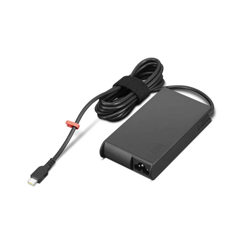 Zasilacz sieciowy do laptopa Lenovo ThinkPad Mobile Workstation 140W USB-C GaN Slim 4X21U28818 - EU, Czarny